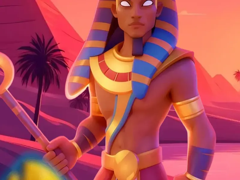 Sun of Egypt pharaoh from a Mostbet India offer