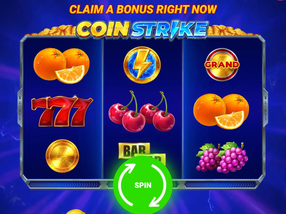 Coin Strike reels from a Mostbet India offer